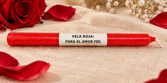 Vela Larga Roja 17cm - 10 PCS