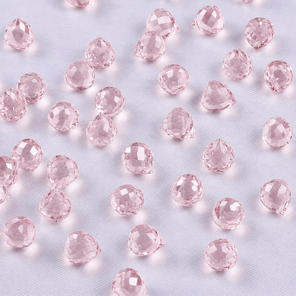 Gota Cristal Rosado 8mm - 20 PCS