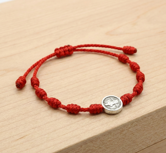 Pulseras Rojas Con San Benito