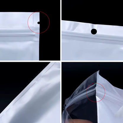 Bolsa Con Cierre Hermético Fondo Blanco 7x10cm - 100 Unid