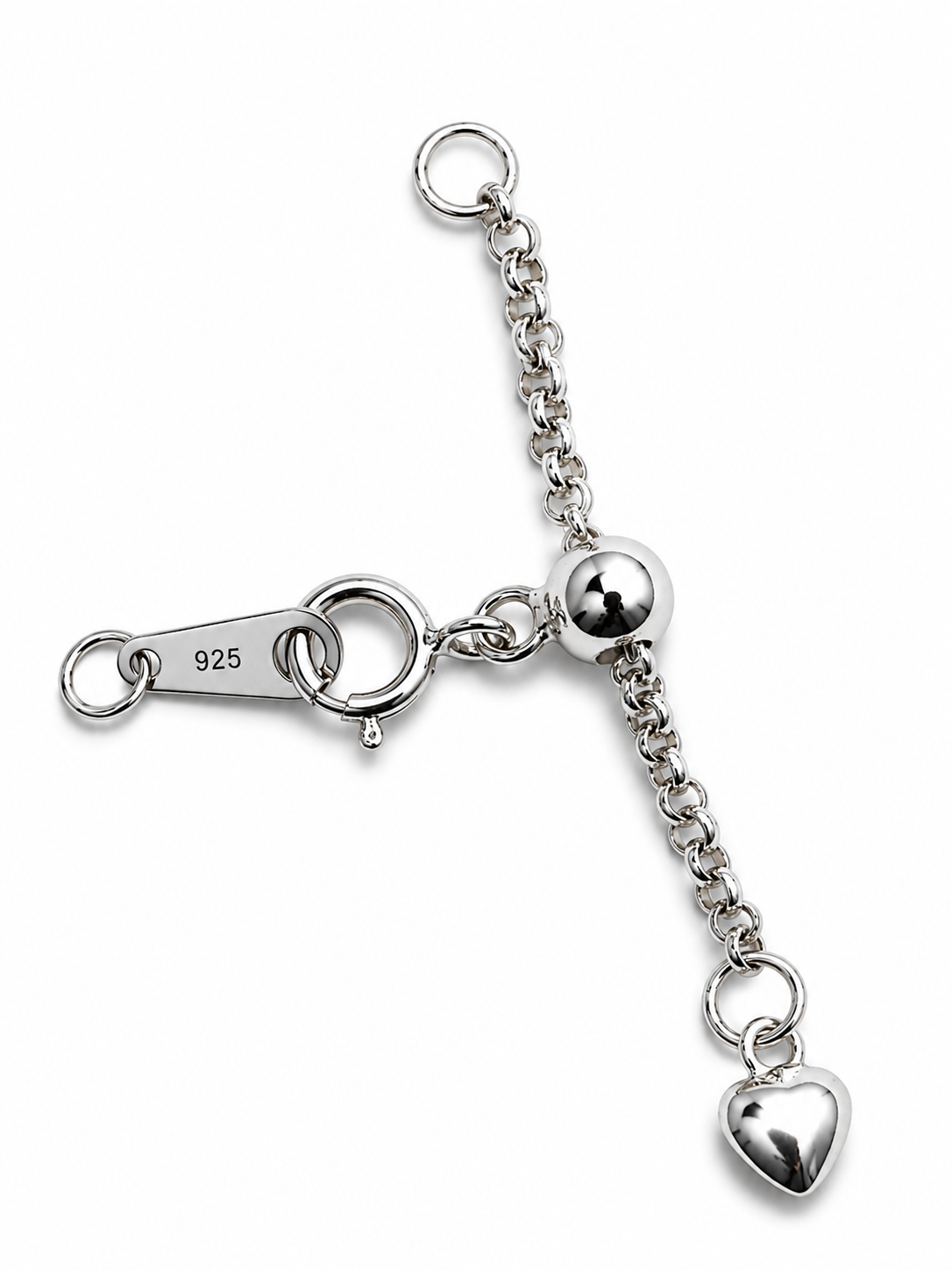 Cadena Extensible de Plata Pura S925