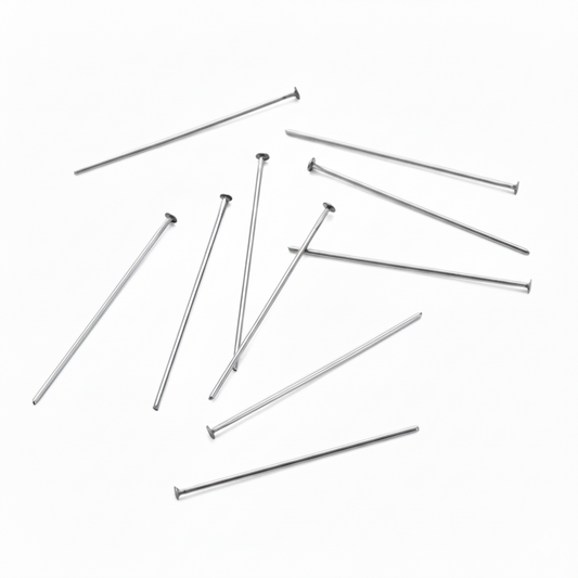 Vastagos Acero Natural Con Tope 3cm