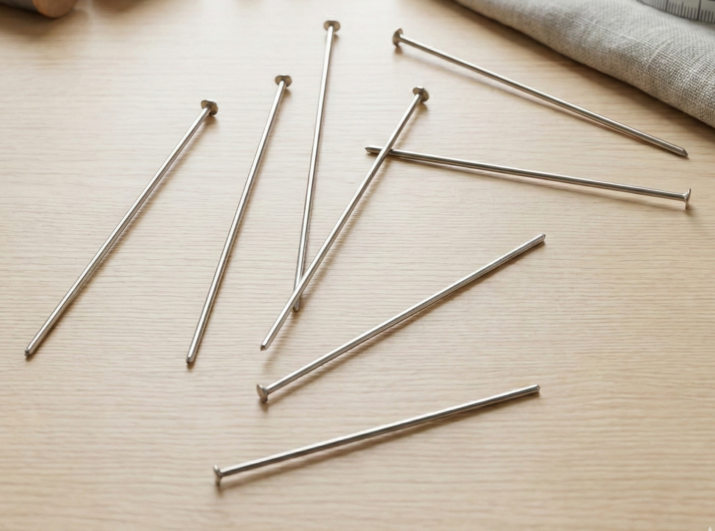 Vastagos Acero Natural Con Tope 4cm