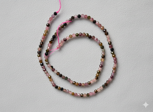 Turmalina de Colores Micro Facetada 3mm